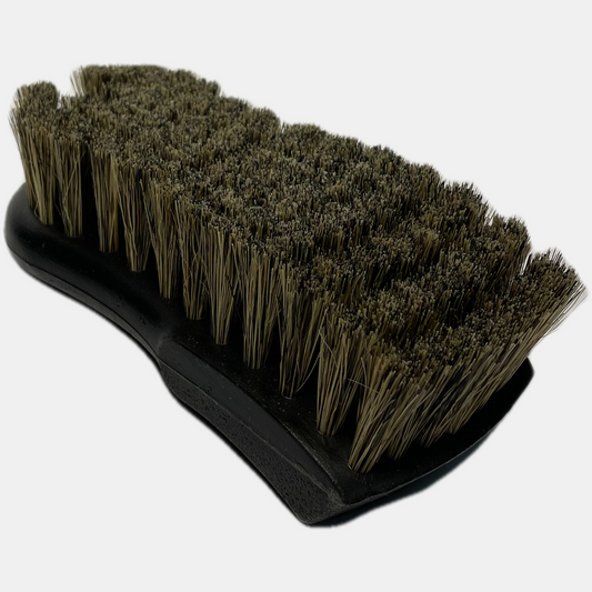 Leather Brush - 18" (2.5"x6") Horse Hair