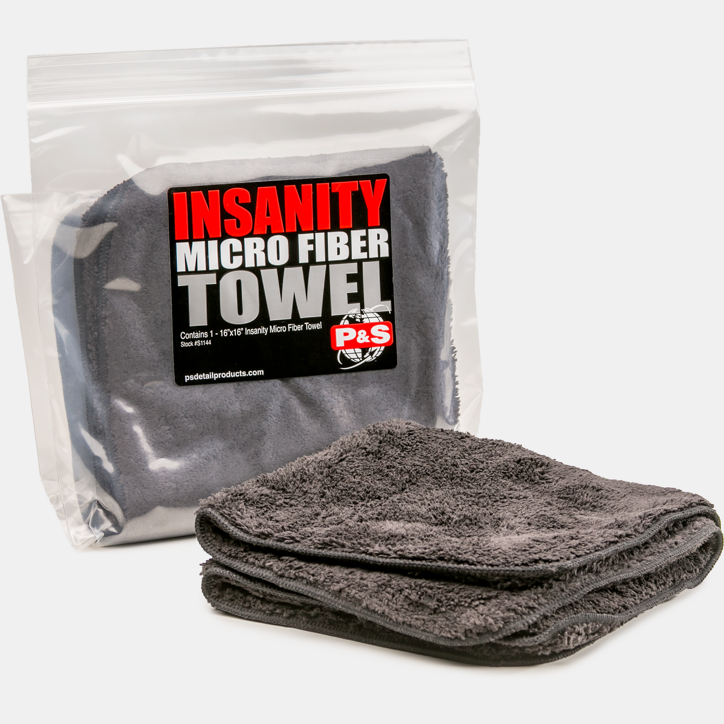 Insanity Micro Fiber Towel - Black